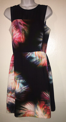 Sandro Sleeveless Dress Size 3, Sheer Panel