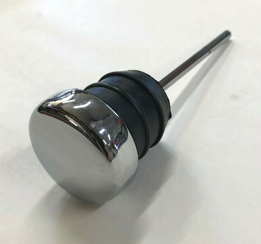Chrome Oil Tank Plug Cap Dipstick Harley FL FLT XLCH FXR FX 6262570A