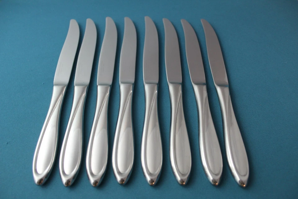 8 Dinner Knives Hollow Yamazaki Patrick ESCAPADE Stainless China 9 1/8" - Image 4 of 4