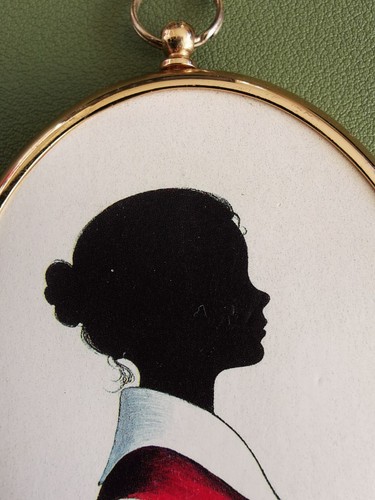 6 Vintage Cameos/Silhouettes Framed Portraits Gallery Wall Set - Picture 11 of 21