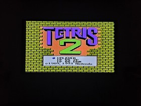 Tetris 2 - Authentic Nintendo NES Game - Tested
