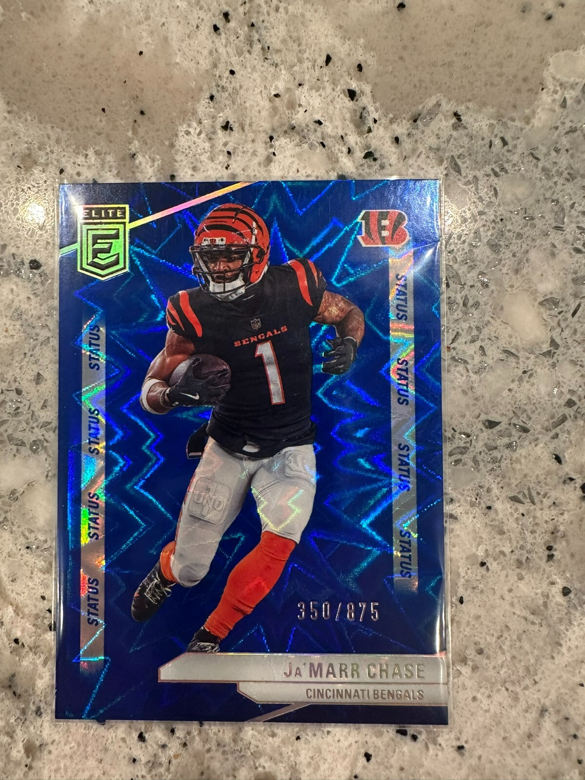2024 Panini Donruss Elite - Ja'Marr Chase #124 Status Blue /875 - Bengals