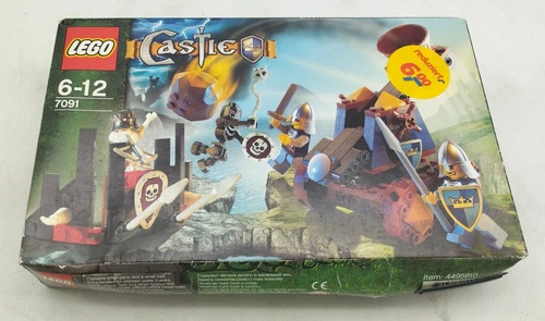 LEGO 7091 Knights' Catapult Defense Knights MISB NEW GOOD Castle Fantasy Era