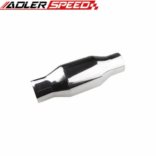 New Universal 200 Cell High Flow Metallic-Core Race Catalytic Converter 2.5" - Picture 2 of 5