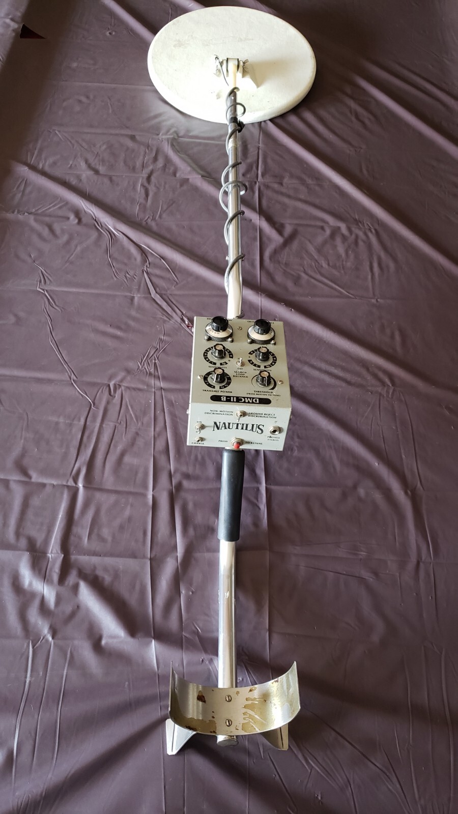 ULTRA RARE Nautilus DMC IIB Metal Detector Relic Finder W/ 15" Coil eBay