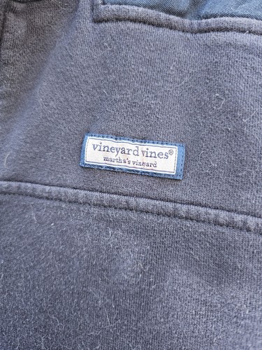 Vineyard Vines Martha’s Vineyard Girls Size XL Navy 1/4 Zip Pullover Sweater - Picture 3 of 7