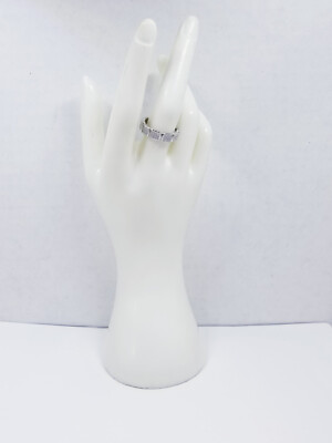 Cernucci Iced Cushion Ring sz 9