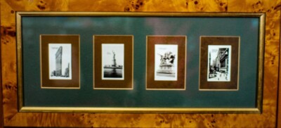 Irving Underhill circa 1915 Framed New York Landmarks | 10'' x 21''