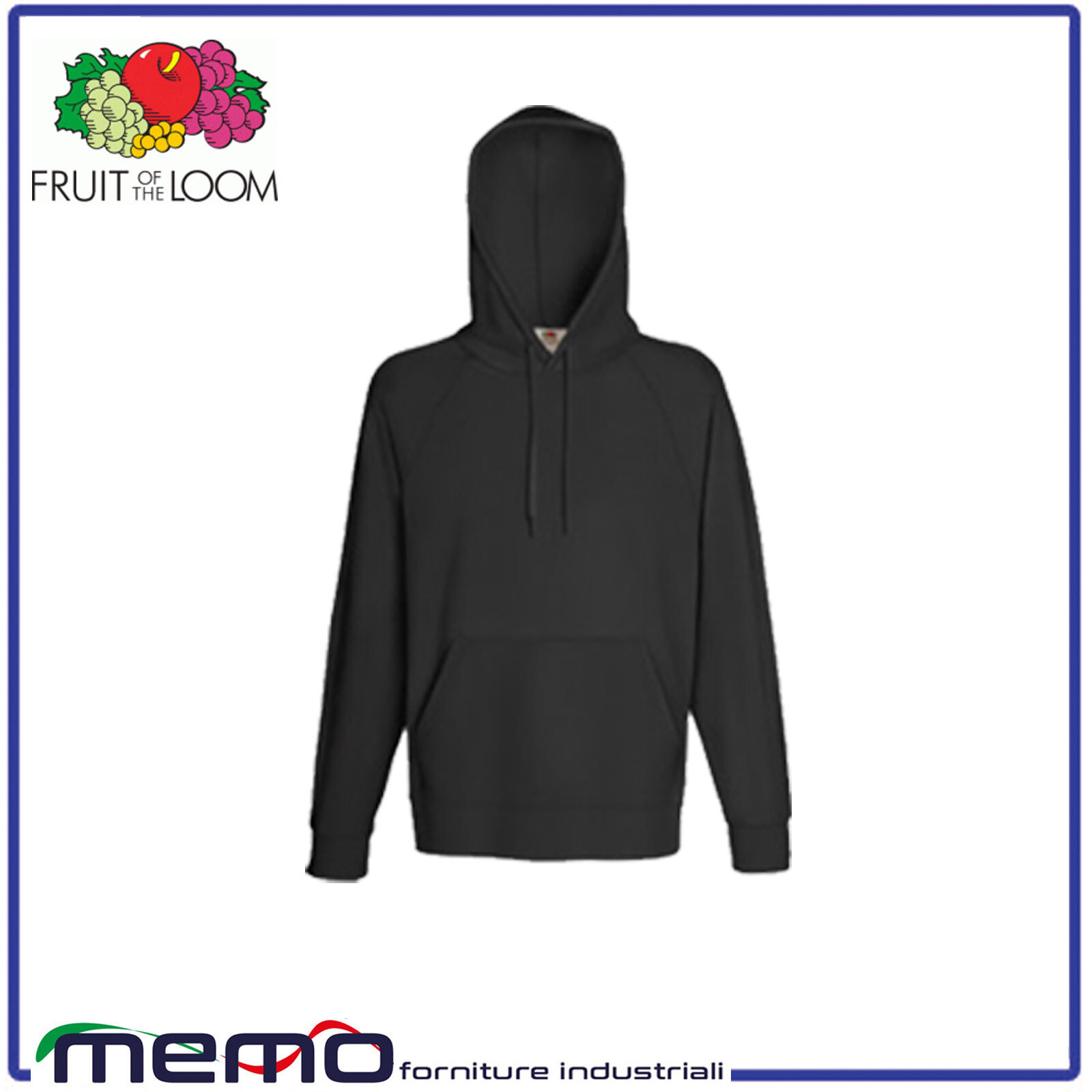 Felpa Con Cappuccio Fruit Of The Loom Donna - Zip Frontale Leggera | 30% Poliestere - Foto 4
