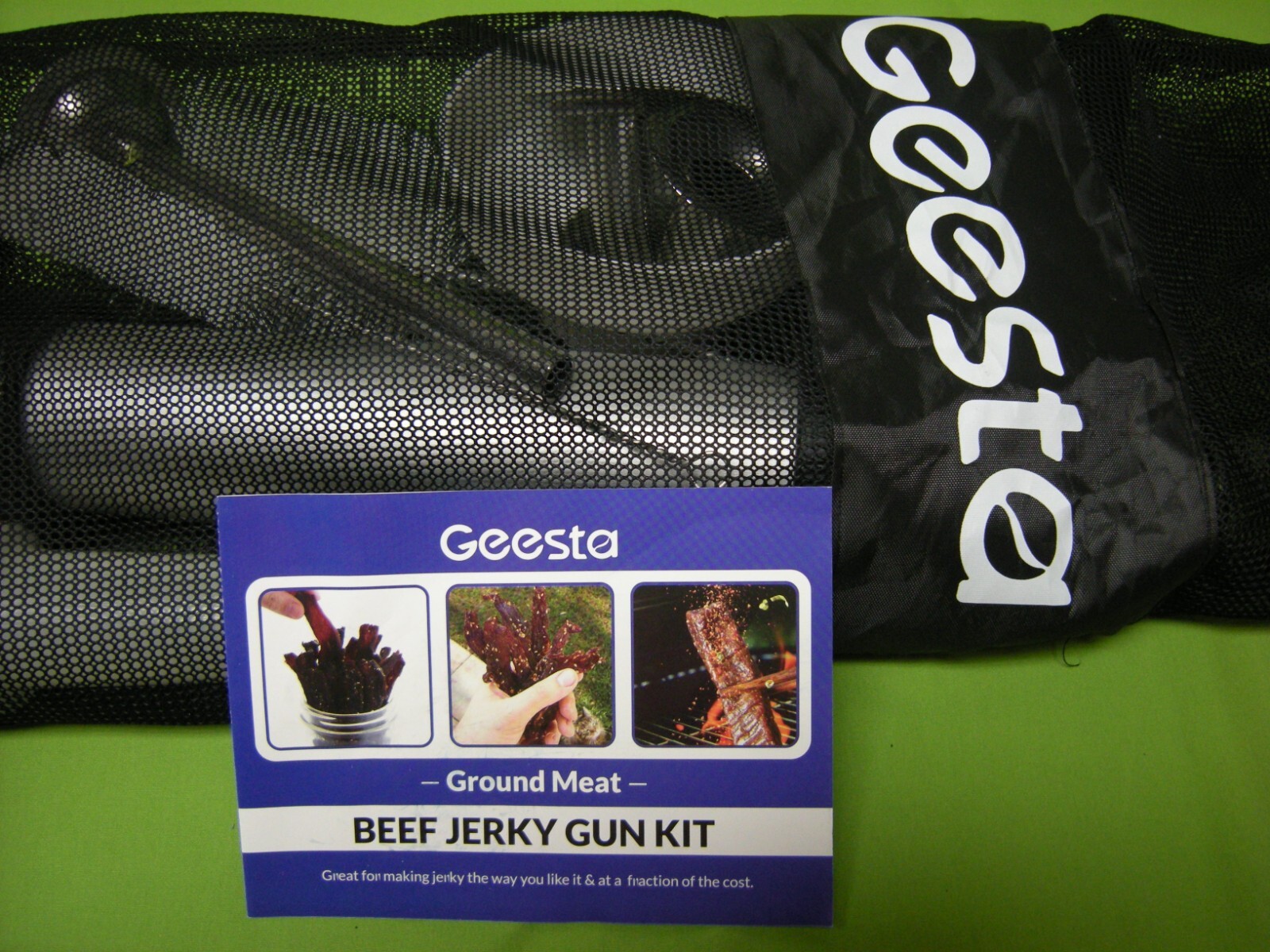 Geesta Jerky Gun for Ground Meat, Size 1.5 LB Beef Jerky Gun Kit