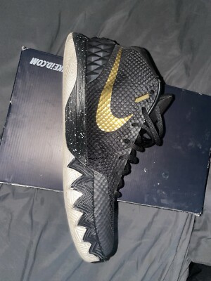 Nike ID Kyrie 1 Black/Black/Gold/White SIZE 11 1 of 1 | eBay