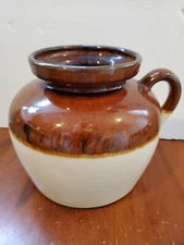 RRP Stoneware Robinson Ransbottom Pottery Co Roseville Ohio Bean Pot Pitcher 
