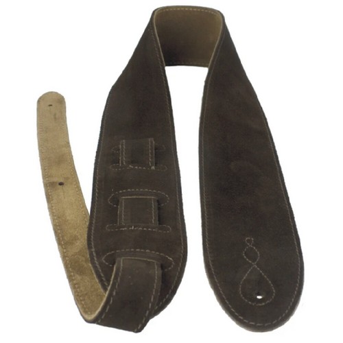 Leathergraft COMFY 2.5" Wide Suede Adjustable Guitar Straps choice of 3 Colours - Picture 2 of 4