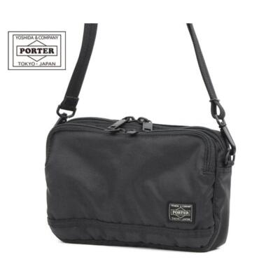 PORTER FLASH SHOULDER BAG Black 689-05940 | eBay