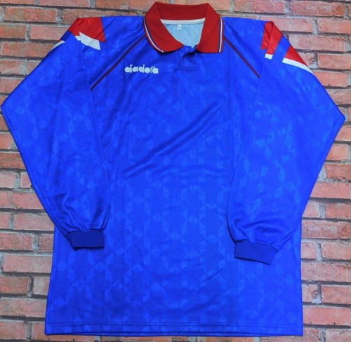 Maillot De Foot Vintage Diadora Nolel – Fabriqué En Italie – Taille XL
