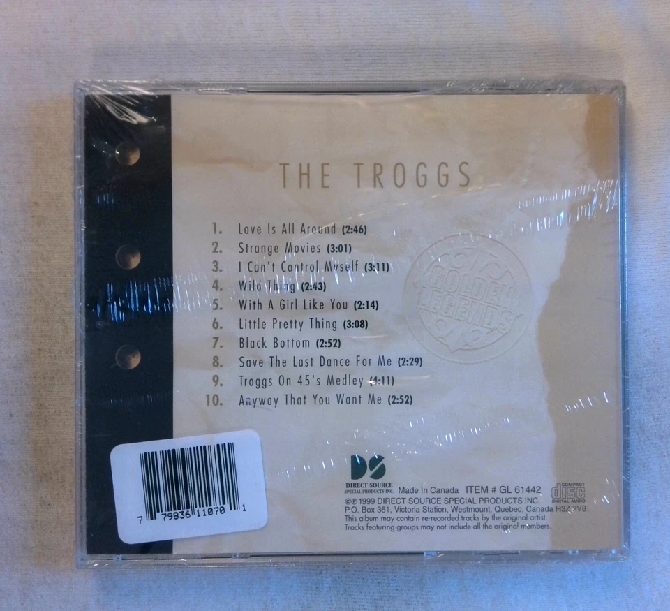 The Troggs, Golden Legends [New CD] - Image 2 of 2