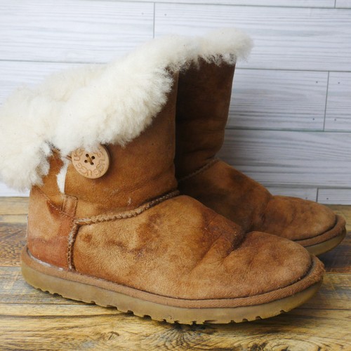 Stivali UGG Australia donna 5 Bailey metà polpaccio 5803 pelle marrone shearling - Foto 3 di 12