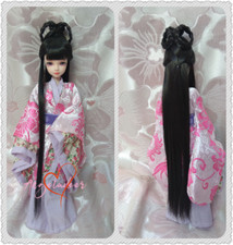 1/8 1/6 Small Head BJD Antique Wig Doll Hair Multiple Styles Customized Size G