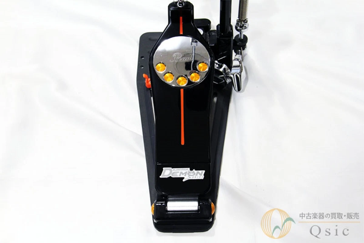 Pearl P-3000D/B Demon Drive Single Pedal with carrying Case Last Black ver
