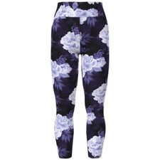 Legging Lularoe Taille Unique Violet Motif Fleurs - Neuf Avec étiquettes
