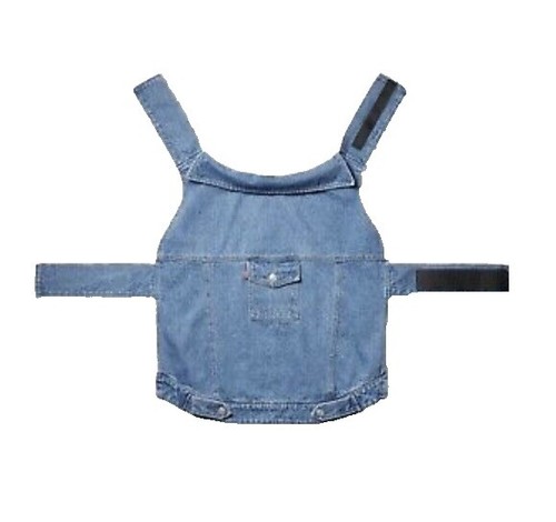 Levi's x Target Dog Pet Blue Denim Trucker Jean Jacket Size XS