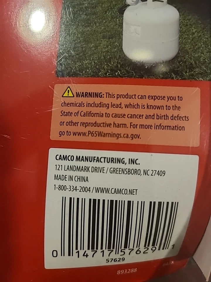 Camco Low Pressure Gas Regulator with 6' Hose  Female Quick Connect Heater - Image 3 of 4