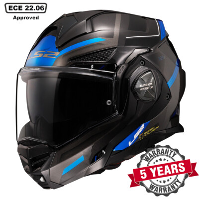 LS2 FF901  ADVANT X ECE22.06 MODULAR FULL FACE MOTORCYCLE HELMET SPECTRUM BLUE