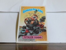 GARBAGE PAIL KIDS SERIES 6 1986 TOTALED TODD