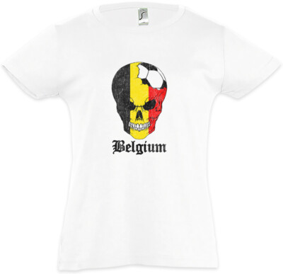 Belgium Football Comet Kids Girls T-Shirt belgian Soccer Flag Championship