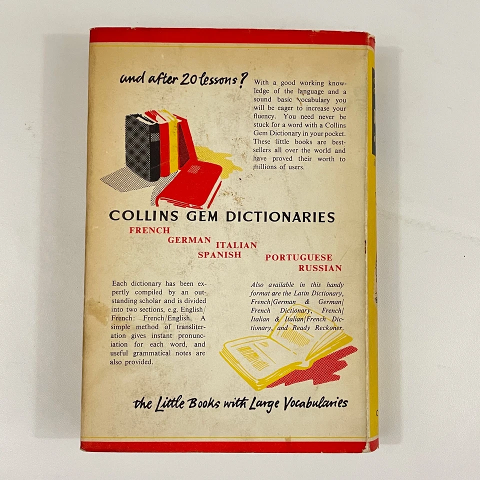 Collins Cortina GERMAN in 20 Lessons ; illustrated HC/DJ 1962 Cortina Method - Image 3 of 4