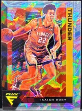 2020-21 Panini Flux Isaiah Roby Cracked Ice #126 Thunder C107