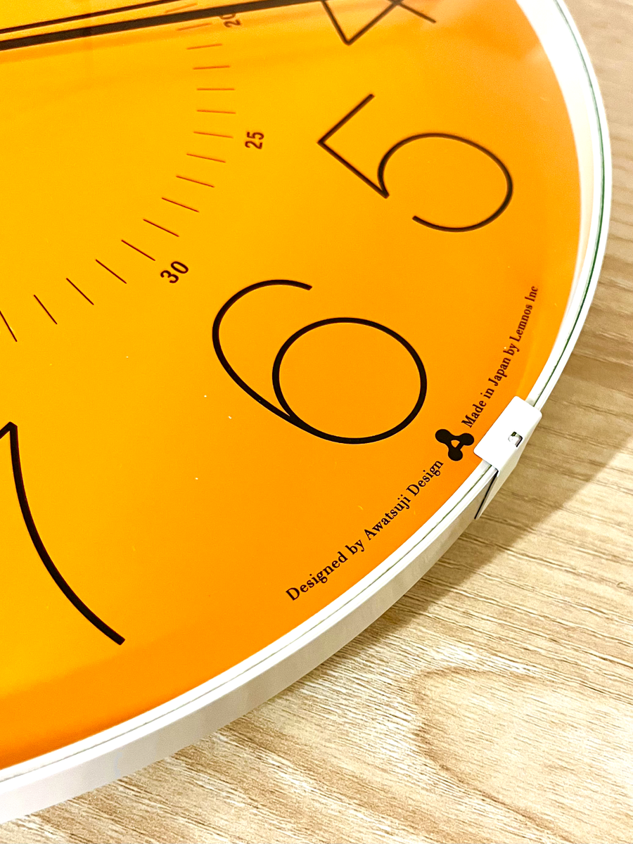 Lemnos　CARA Lemnos CARA Wall Clock Orange MoMA Design Store Exclusive