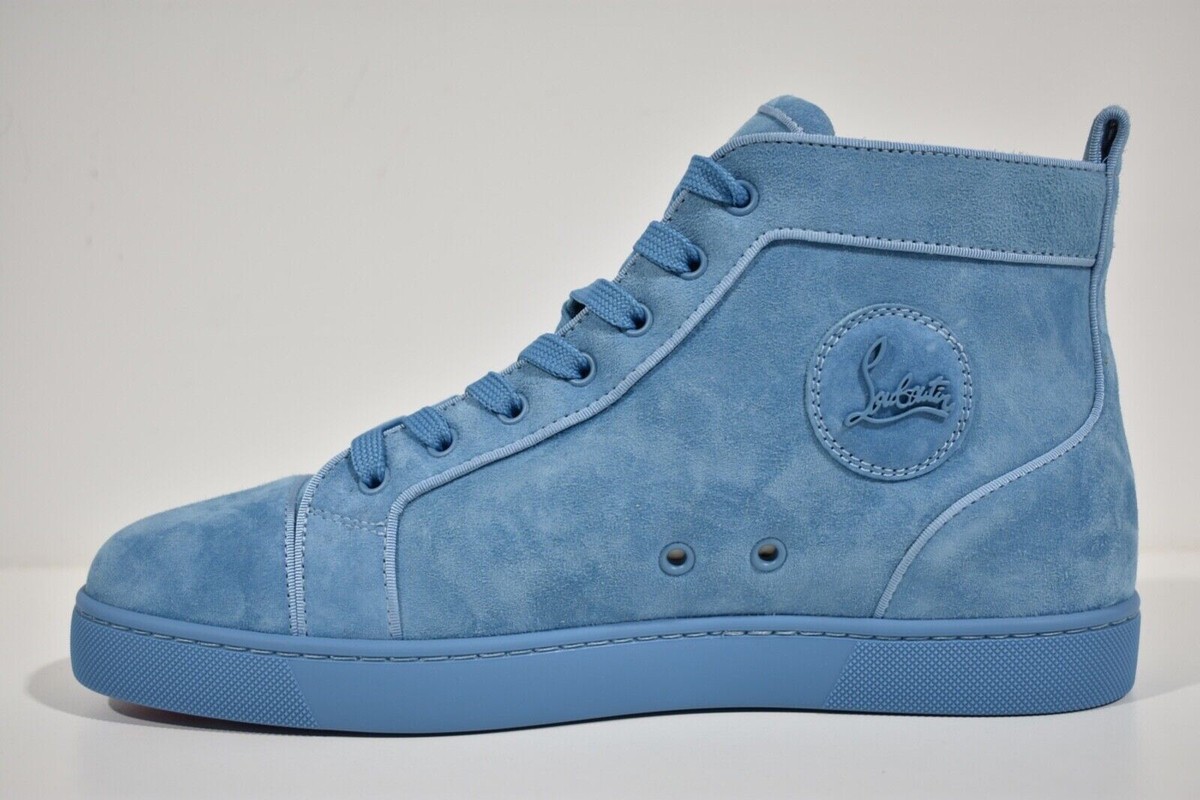Christian Louboutin Louis Orlato Flat Panorama Blue High Top