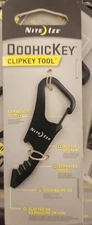 Nite Ize DoohicKey ClipKey Black Keychain Multi-Tool - Black