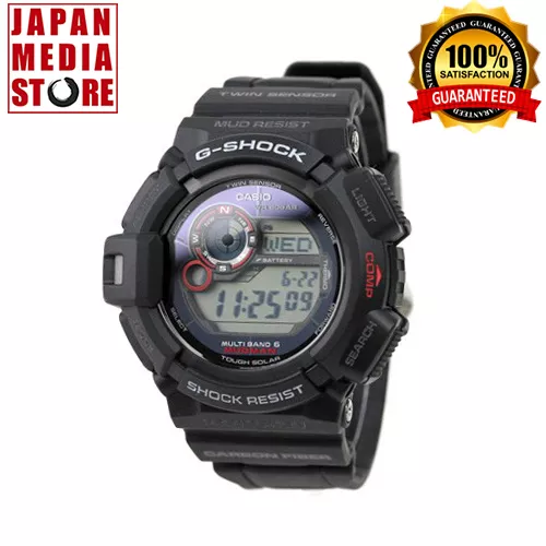 Casio G-SHOCK GW-9300-1JF MUDMAN Black Solar Radio Atomic Watch New with Box | eBay