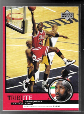 1999 Upper Deck Tribute to Michael Jordan #20 (Return to the NBA 3