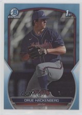 2023 Bowman Draft Chrome Sky Blue Refractor Drue Hackenberg #BDC-38 17xm