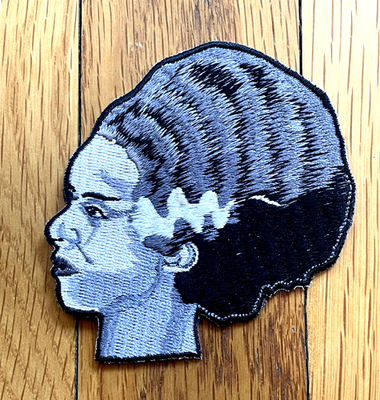 #ad #ad BRIDE OF FRANKENSTEIN Embroidered Iron On Patch Horror Movie Universal Monsters $4.99