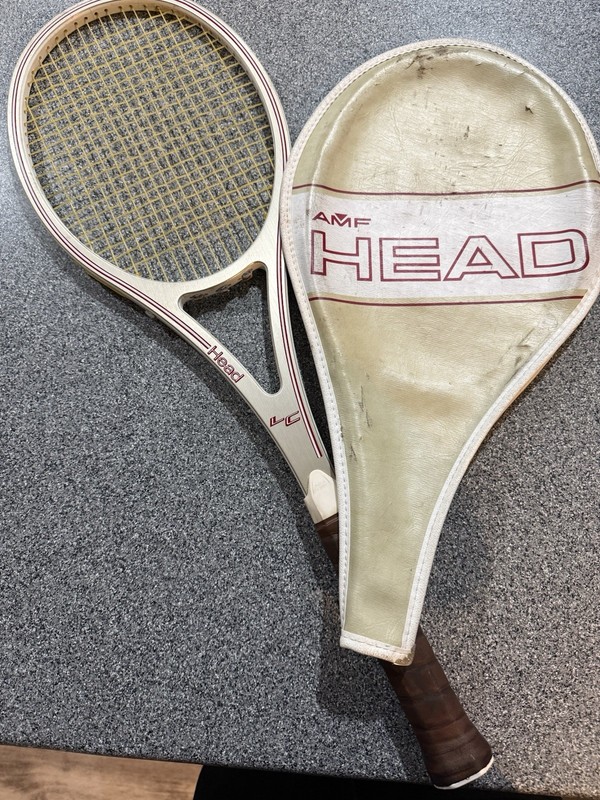 AMF Head VC Tennis Racquet 4 5/8" Grip Size w/ Matching Head Cover