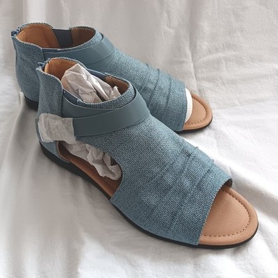 Comfortview Payton Shootie Sandal Bootie 9WW Blue New 