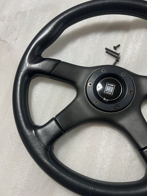 NARDI GARA 4 Steering Wheel 365mm Black Leather JDM Genuine TRD 86