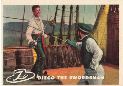 DINGO THE SWORDSMAN 1958 TOPPS ZORRO #2