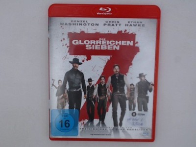 Die glorreichen Sieben - rote Amaray [Blu-ray] Denzel Washington Ethan Hawke  un