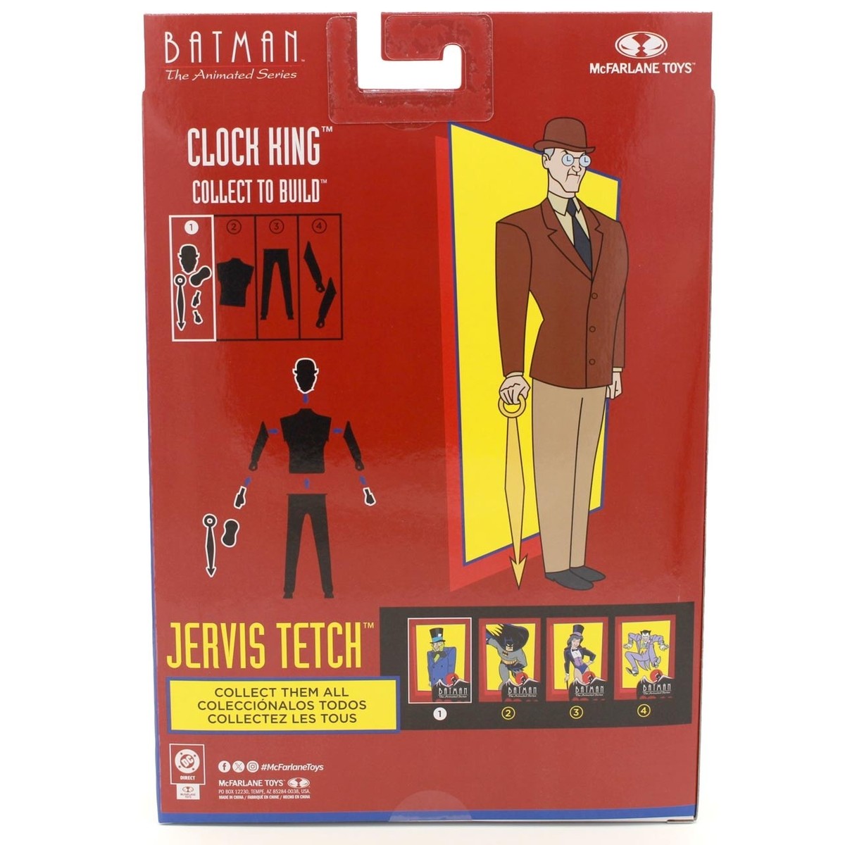 DC Direct Batman BTAS Mad Hatter (Jervis Tetch) BAF Clock King