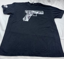 Glock Store GS Nashville Men's Graphic T-Shirt Black Gun Collage XXL Flag