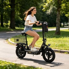 2026 14 Zoll Elektroroller mit korb 500W 36V/15.6AH Faltbar E-Scooter 32kmh
