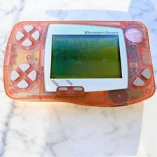 Bandai WonderSwan Pink Handheld Console Only, Authentic and Tested From JAPAN