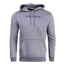 PUMA Tonal Graphic Logo Pull Over Hoodie Mens Grey Casual Outerwear 68439169