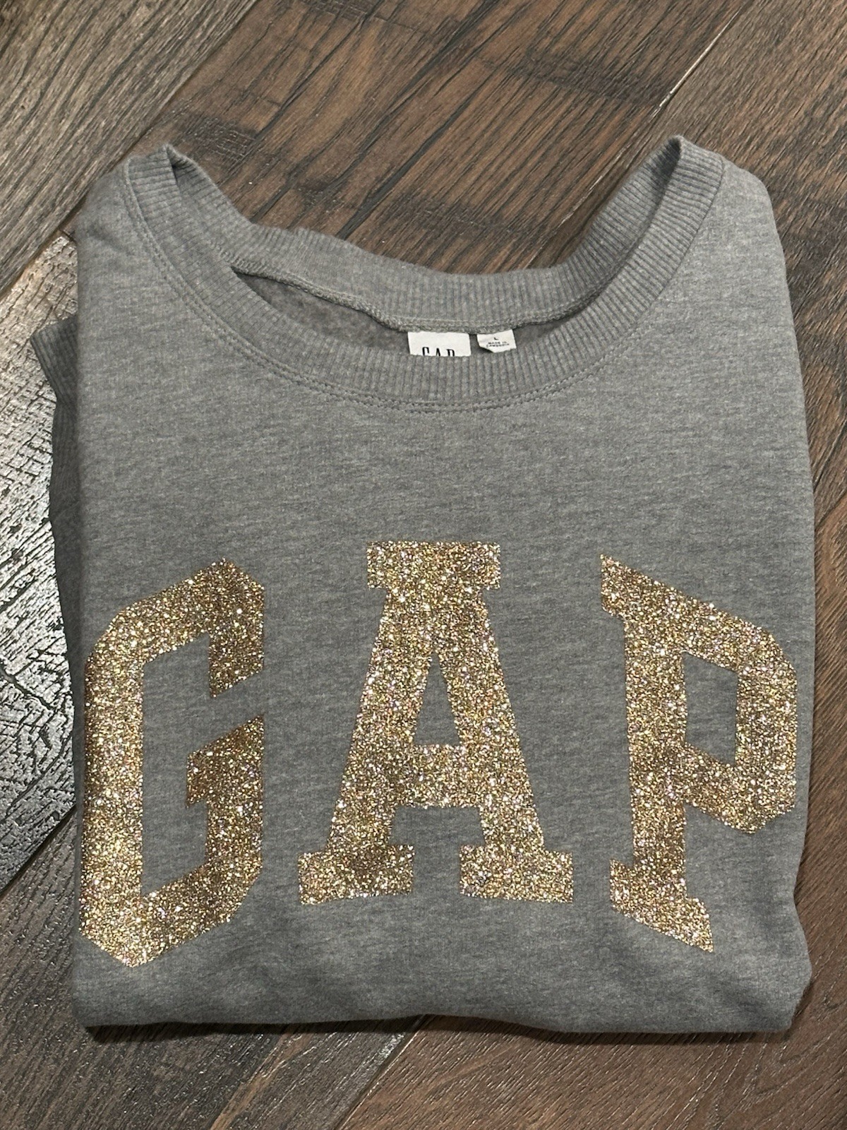 Women's GAP Gray Pullover Crew Neck Sweatshirt Si… - image 18