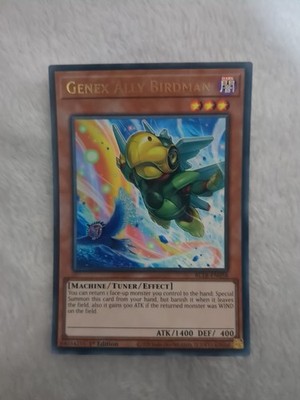 Genex Ally Birdman (Alt Art) - BLTR-DE058 - Ultra Rare - YuGiOh